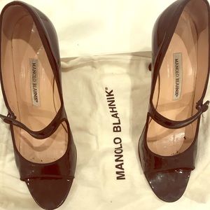 Manolo Blahnik Mary Janes